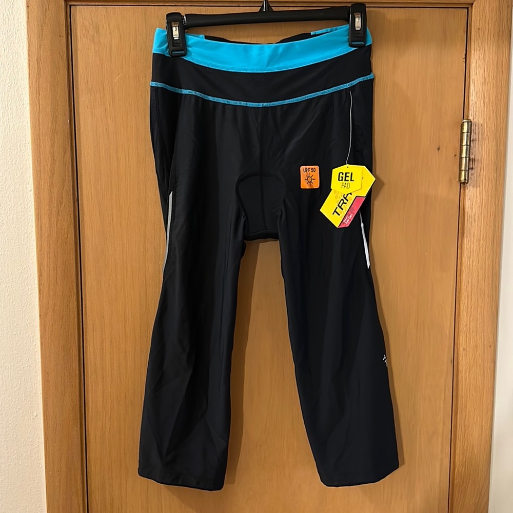 Trayl Gel Pad Padded Ryde Capri UPF 50 Cycling Riding New Black Size Small